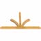 Ekena Millwork Richland Rough Sawn Timber Gable Bracket, Western Red Cedar, 84"W x 49"H x 4"D x 4"F, 14/12 Pitch GBW084X49X0404RIC00RWR - alternate 2